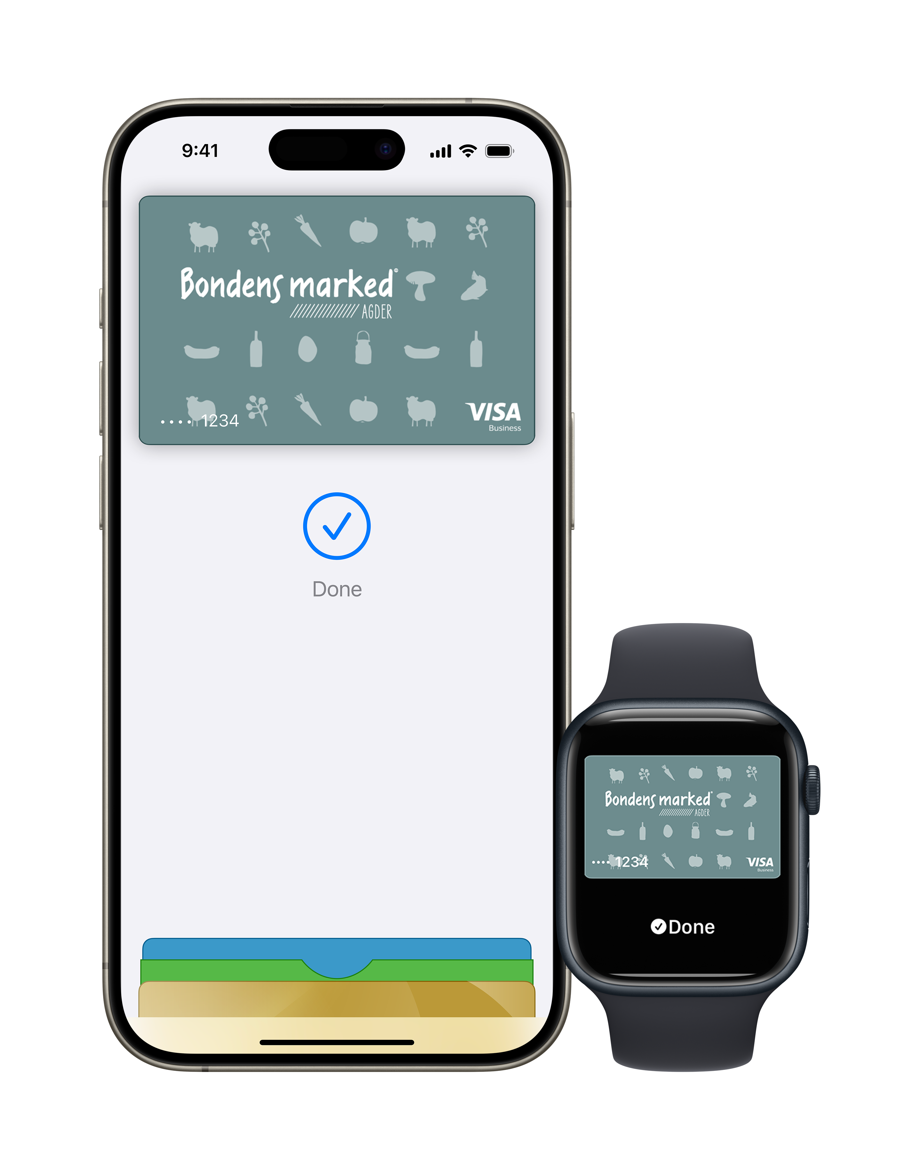 Apple Wallet med gavekort